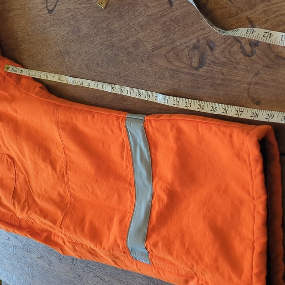 Orange Insulated Reflective Work Overalls Size Large - Picture 5 of 11